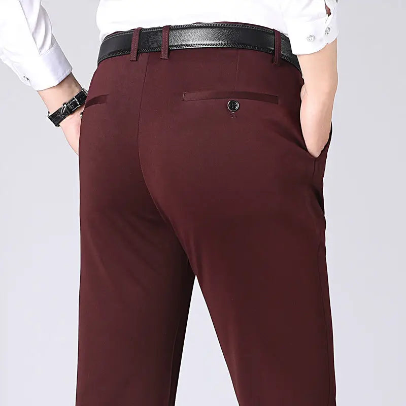 Reid | Men's Stretch Slim Fit Casual Trousers