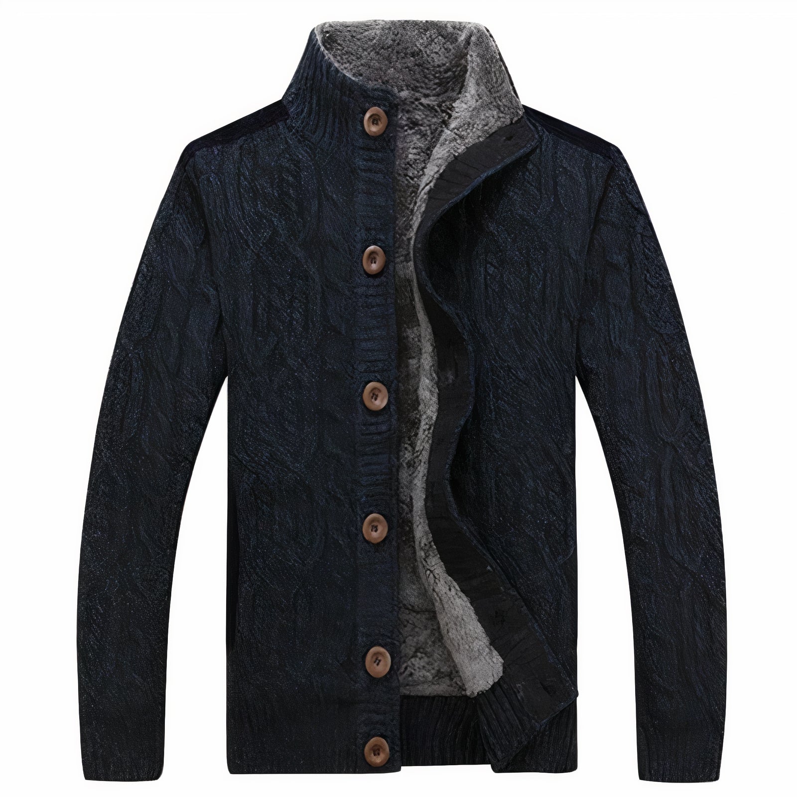 Eugen | Men's Cable Knit Shawl Collar Cardigan Sweater