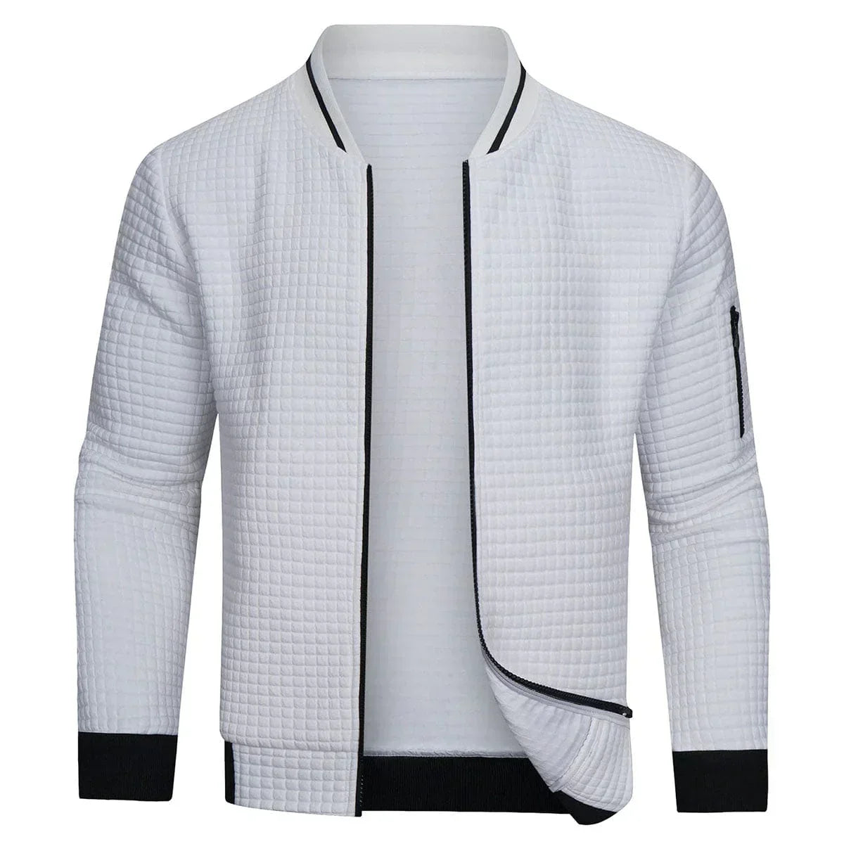Haden | Men's Lightweight Waffle Quilted Bomber Jacket